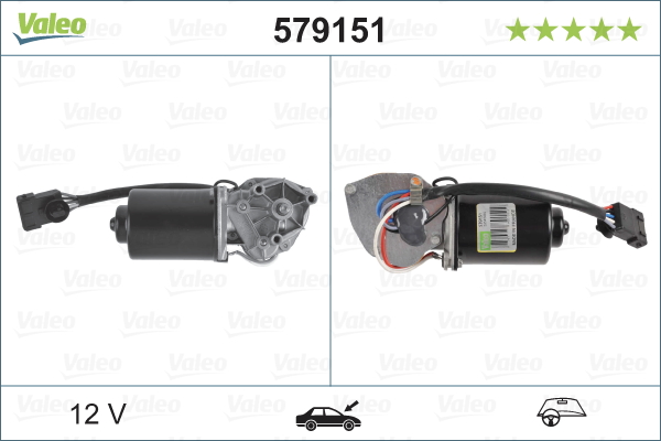 VALEO Ablaktörlö motor 579151_VALEO